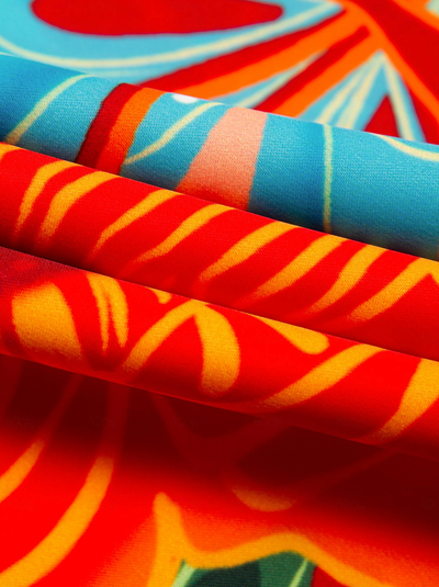 Sommerlig Printet Mini-Kjole