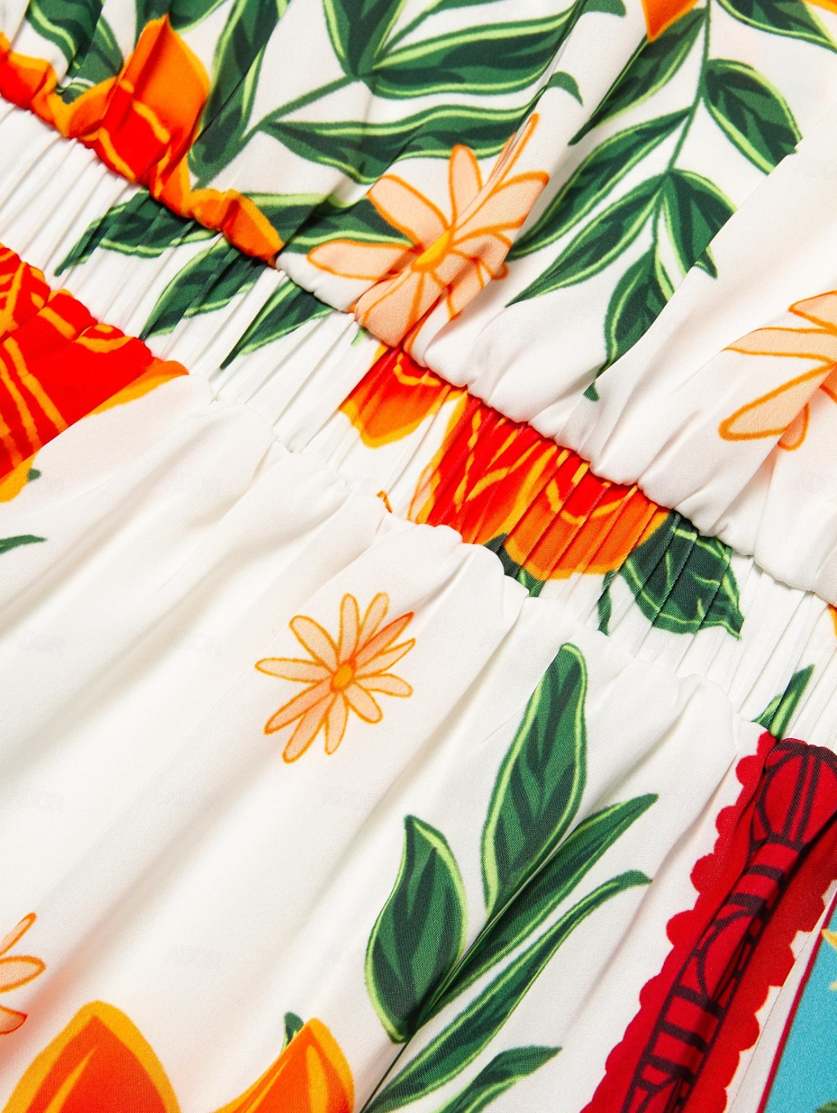 Sommerlig Printet Mini-Kjole